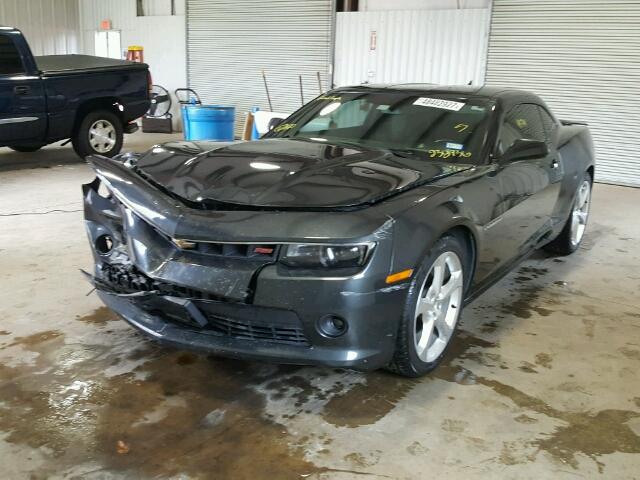 2G1FF1E35F9238936 - 2015 CHEVROLET CAMARO LT CHARCOAL photo 2