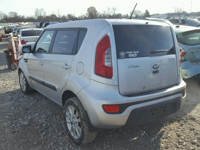 KNDJT2A56D7768161 - 2013 KIA SOUL SILVER photo 3