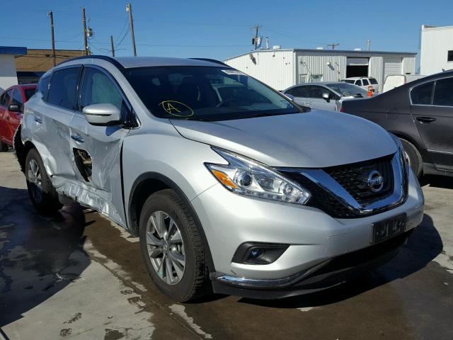 5N1AZ2MG5HN123705 - 2017 NISSAN MURANO S SILVER photo 1