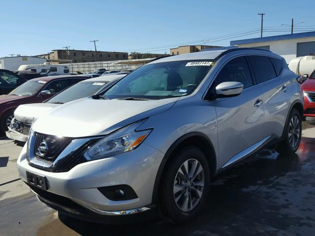 5N1AZ2MG5HN123705 - 2017 NISSAN MURANO S SILVER photo 2