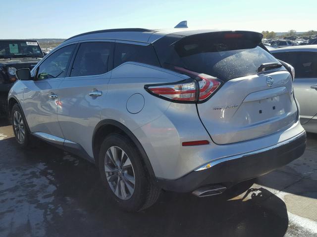 5N1AZ2MG5HN123705 - 2017 NISSAN MURANO S SILVER photo 3