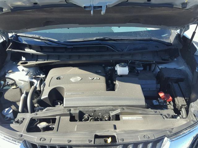 5N1AZ2MG5HN123705 - 2017 NISSAN MURANO S SILVER photo 7