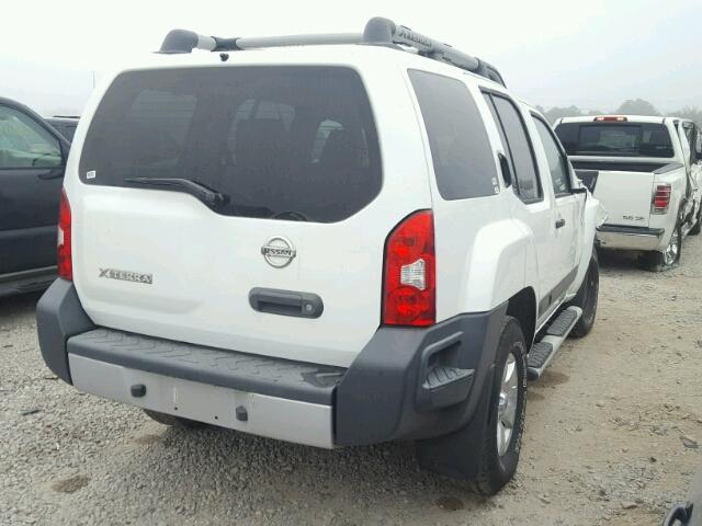 5N1AN0NW4DN814921 - 2013 NISSAN XTERRA X WHITE photo 4