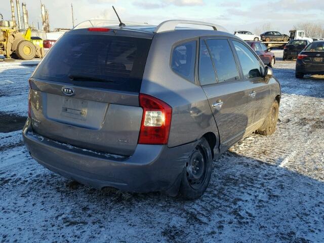 KNAHH8A85B7343893 - 2011 KIA RONDO GRAY photo 4