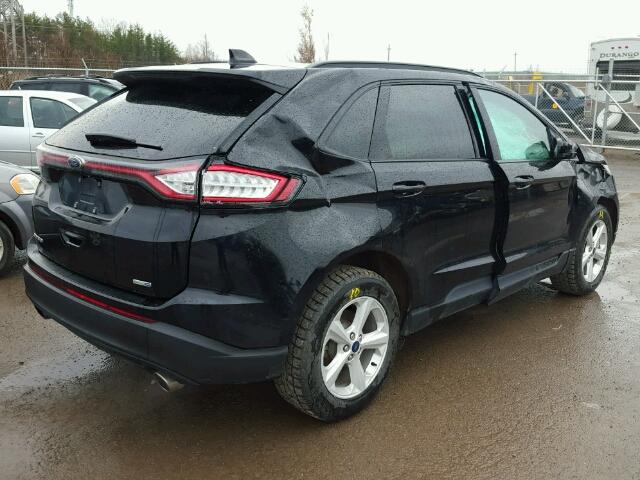 2FMPK4G98GBC18535 - 2016 FORD EDGE SE BLACK photo 4