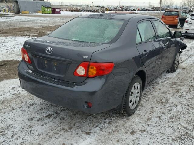 2T1BU40EX9C169283 - 2009 TOYOTA COROLLA BA CHARCOAL photo 4