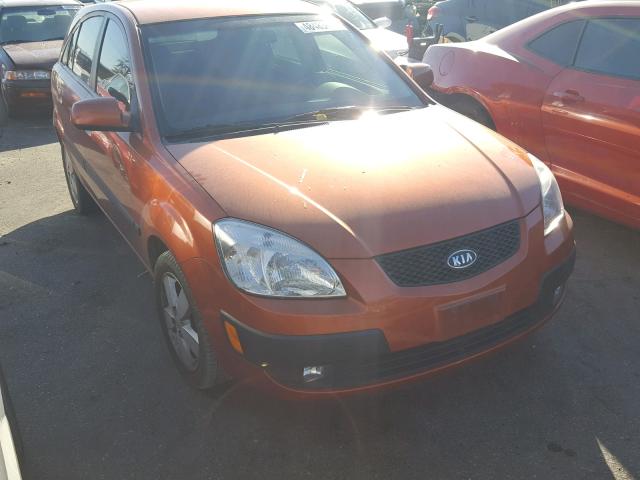 KNADE163576202122 - 2007 KIA RIO 5 SX ORANGE photo 1