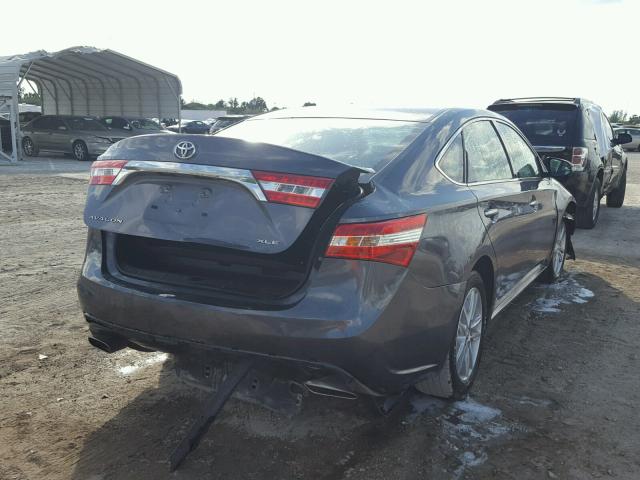 4T1BK1EB4DU057248 - 2013 TOYOTA AVALON BAS GRAY photo 4