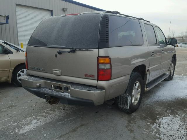 1GKFK66UX2J159742 - 2002 GMC DENALI XL GOLD photo 4