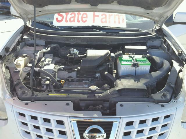 JN8AS58T79W049284 - 2009 NISSAN ROGUE S SILVER photo 7