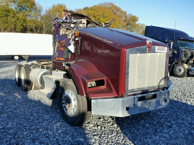 3WKDDP9X5GF111235 - 2016 KENWORTH CONSTRUCTI BURGUNDY photo 1