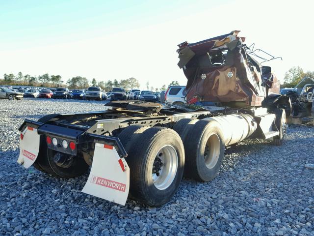3WKDDP9X5GF111235 - 2016 KENWORTH CONSTRUCTI BURGUNDY photo 4