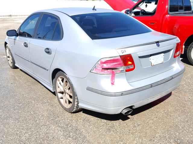 YS3FH49YX41036211 - 2004 SAAB 9-3 AERO SILVER photo 3