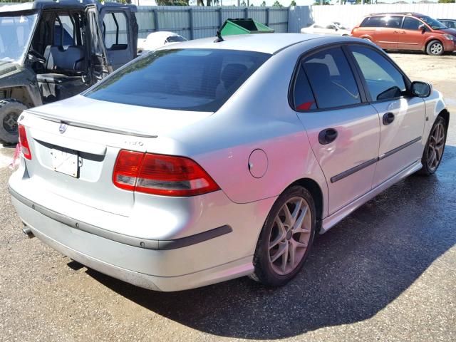 YS3FH49YX41036211 - 2004 SAAB 9-3 AERO SILVER photo 4