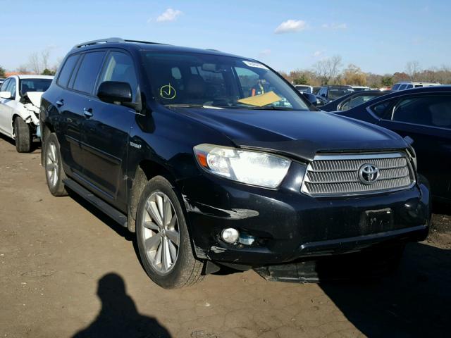 JTEEW44A292036445 - 2009 TOYOTA HIGHLANDER BLACK photo 1