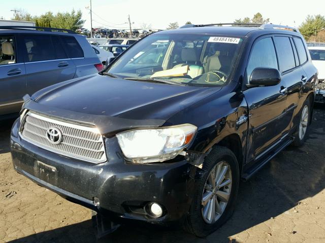 JTEEW44A292036445 - 2009 TOYOTA HIGHLANDER BLACK photo 2