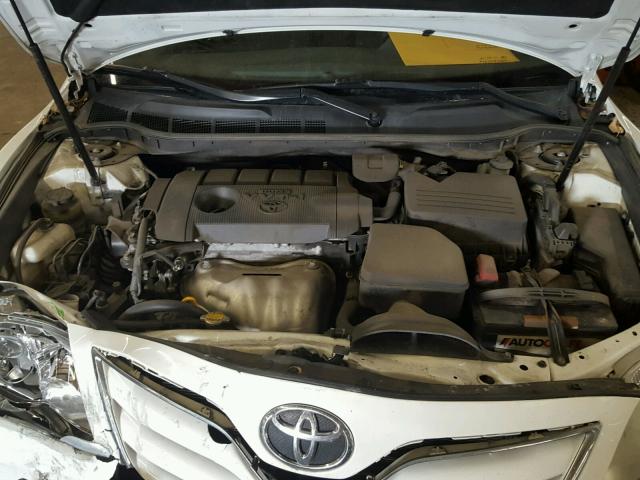 4T4BF3EK5AR073234 - 2010 TOYOTA CAMRY BASE WHITE photo 7