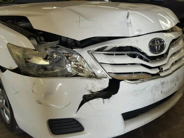 4T4BF3EK5AR073234 - 2010 TOYOTA CAMRY BASE WHITE photo 9