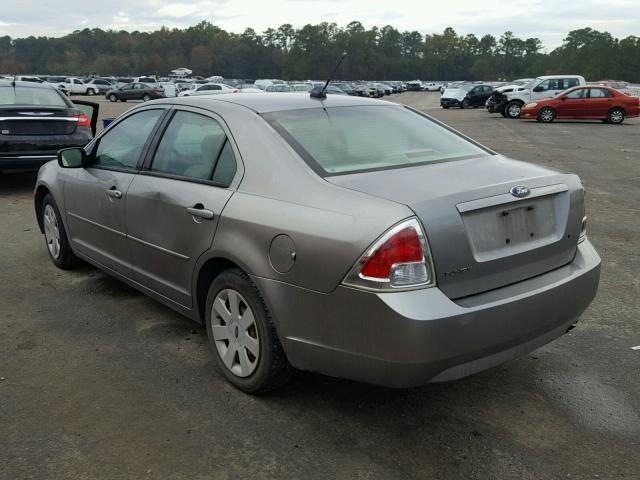 3FAHP06Z58R213435 - 2008 FORD FUSION S GRAY photo 3