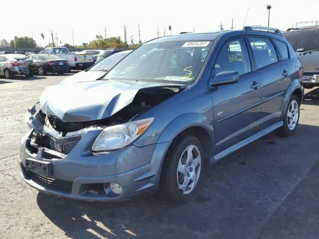 5Y2SL65877Z417767 - 2007 PONTIAC VIBE BLUE photo 2