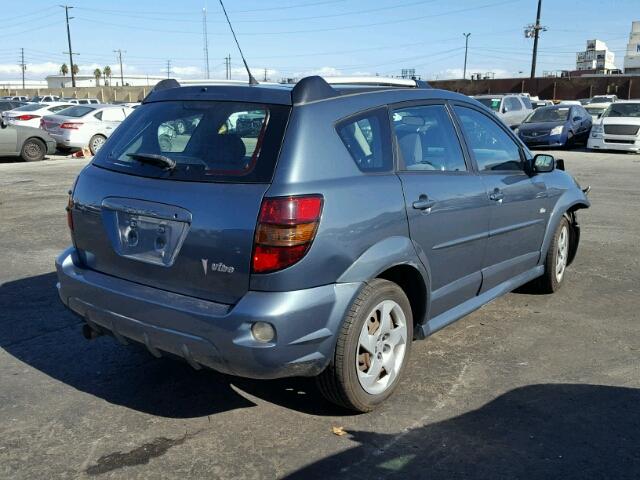 5Y2SL65877Z417767 - 2007 PONTIAC VIBE BLUE photo 4