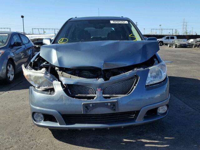 5Y2SL65877Z417767 - 2007 PONTIAC VIBE BLUE photo 9