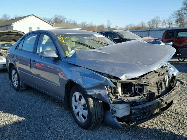 5NPET46C09H531866 - 2009 HYUNDAI SONATA GLS GRAY photo 1