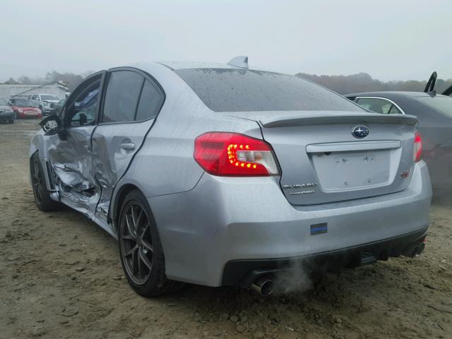 JF1VA2Z61H9841666 - 2017 SUBARU WRX STI SILVER photo 3