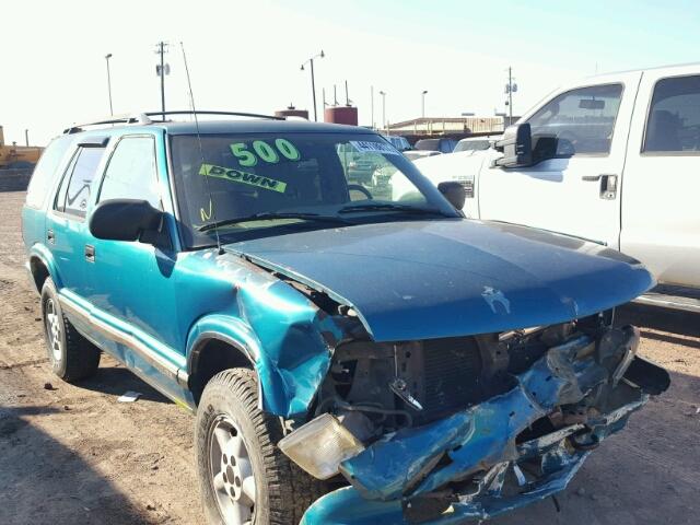 1GNDT13W7T2149570 - 1996 CHEVROLET BLAZER GREEN photo 1