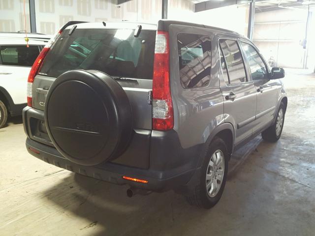 SHSRD78895U313063 - 2005 HONDA CR-V EX ვერცხლისფერი ფოტო 4