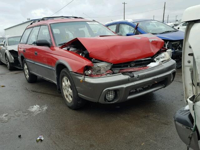 4S3BG6857X7640201 - 1999 SUBARU LEGACY OUT RED photo 1