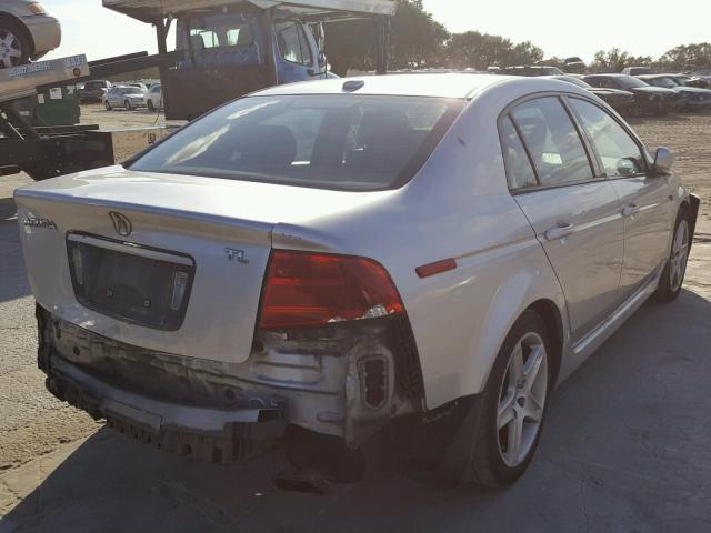 19UUA66216A019784 - 2006 ACURA 3.2TL SILVER photo 4