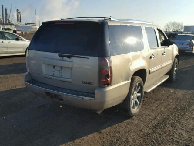 1GKFK66837J284527 - 2007 GMC YUKON XL D BEIGE photo 4