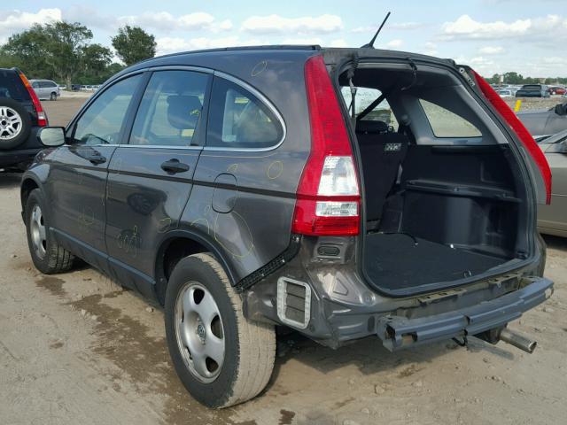 3CZRE38309G703920 - 2009 HONDA CR-V LX CHARCOAL photo 3