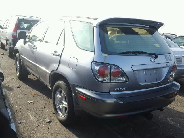 JTJHF10U410205300 - 2001 LEXUS RX 300 SILVER photo 3