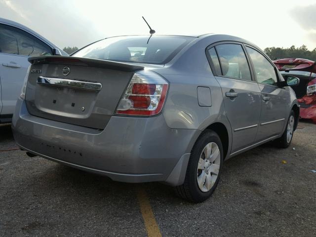 3N1AB6AP1CL742852 - 2012 NISSAN SENTRA 2.0 GRAY photo 4