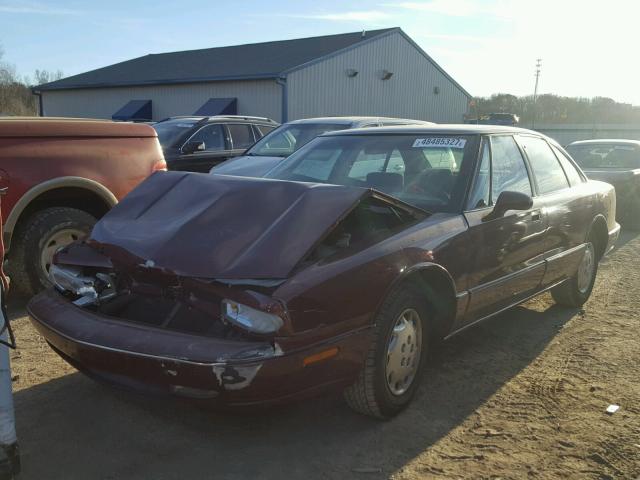 1G3HN52K7X4837010 - 1999 OLDSMOBILE 88 BASE BURGUNDY photo 2