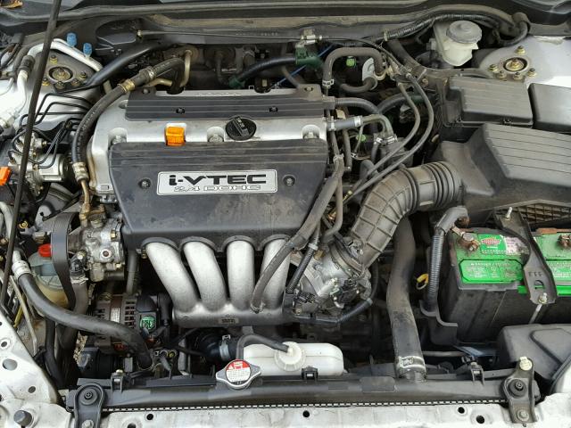 1HGCM56844A136466 - 2004 HONDA ACCORD EX SILVER photo 7