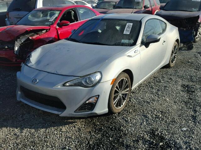 JF1ZNAA12D1732139 - 2013 TOYOTA SCION FR-S ვერცხლისფერი ფოტო 2