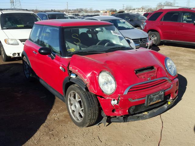 WMWRE33473TD71636 - 2003 MINI COOPER S RED photo 1