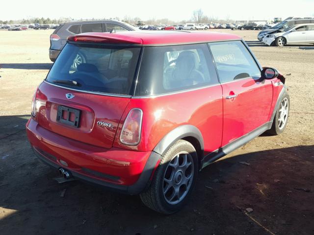 WMWRE33473TD71636 - 2003 MINI COOPER S RED photo 4