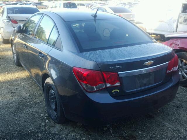 1G1PA5SH2D7224811 - 2013 CHEVROLET CRUZE LS GRAY photo 3