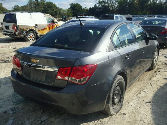 1G1PA5SH2D7224811 - 2013 CHEVROLET CRUZE LS GRAY photo 4