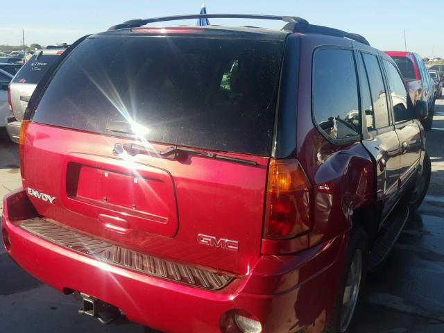 1GKDS13SX42234451 - 2004 GMC ENVOY RED photo 4