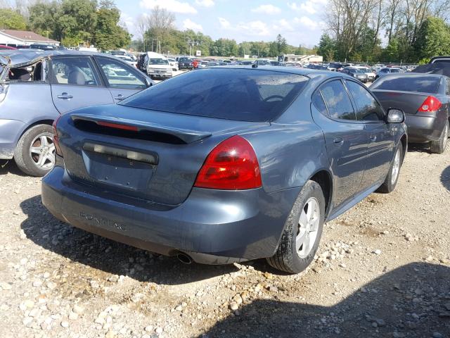 2G2WP552271232034 - 2007 PONTIAC GRAND PRIX Көк фото 4