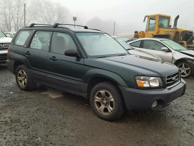 JF1SG63643G741390 - 2003 SUBARU FORESTER 2 GREEN photo 1