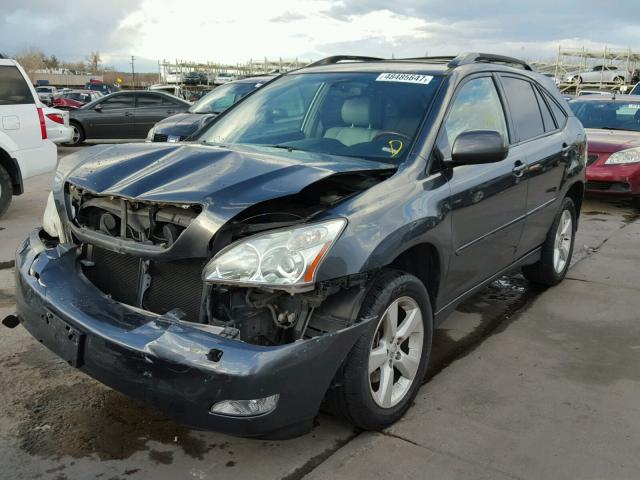 JTJHA31UX40066836 - 2004 LEXUS RX330 GRAY photo 2