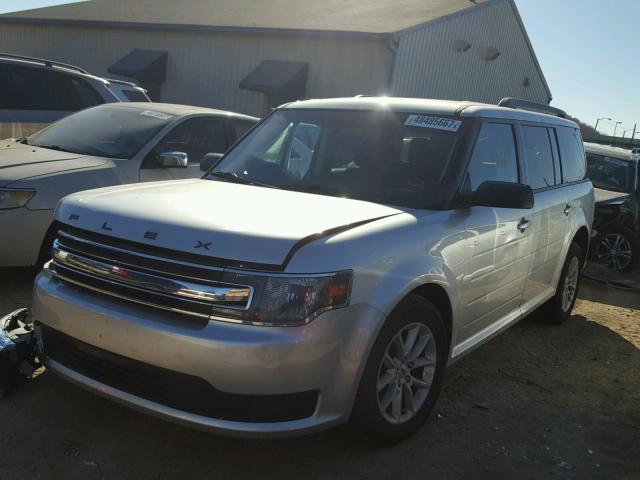 2FMGK5B85EBD43364 - 2014 FORD FLEX SE SILVER photo 2