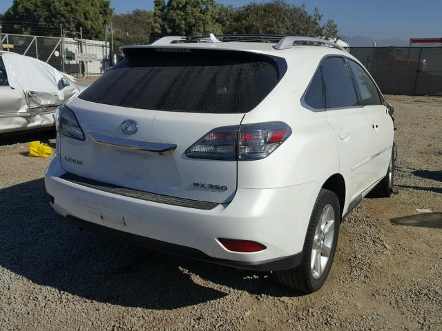 JTJZK1BA5A2002164 - 2010 LEXUS RX 350 WHITE photo 4