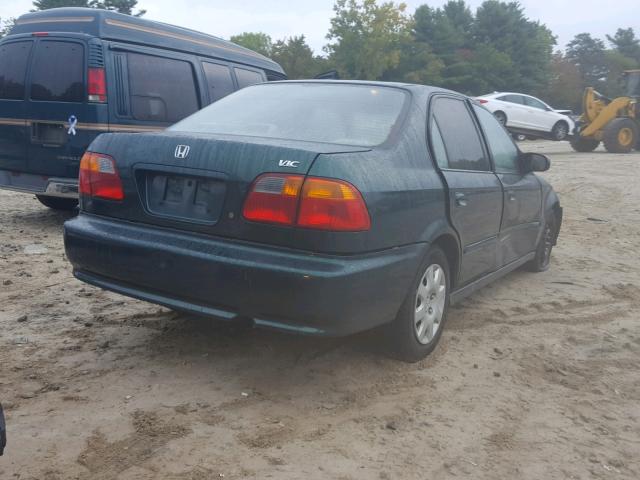 2HGEJ6616YH559096 - 2000 HONDA CIVIC BASE 绿色 照片 4
